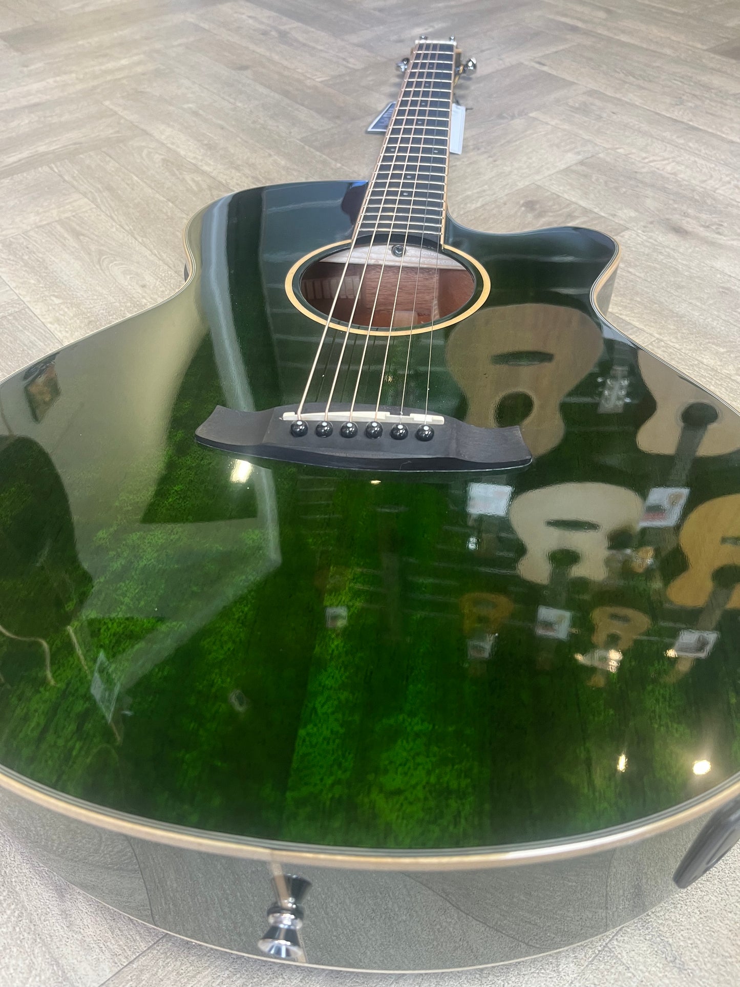 Winterleaf Series - Green Gloss - Electro Acoustic Guitar