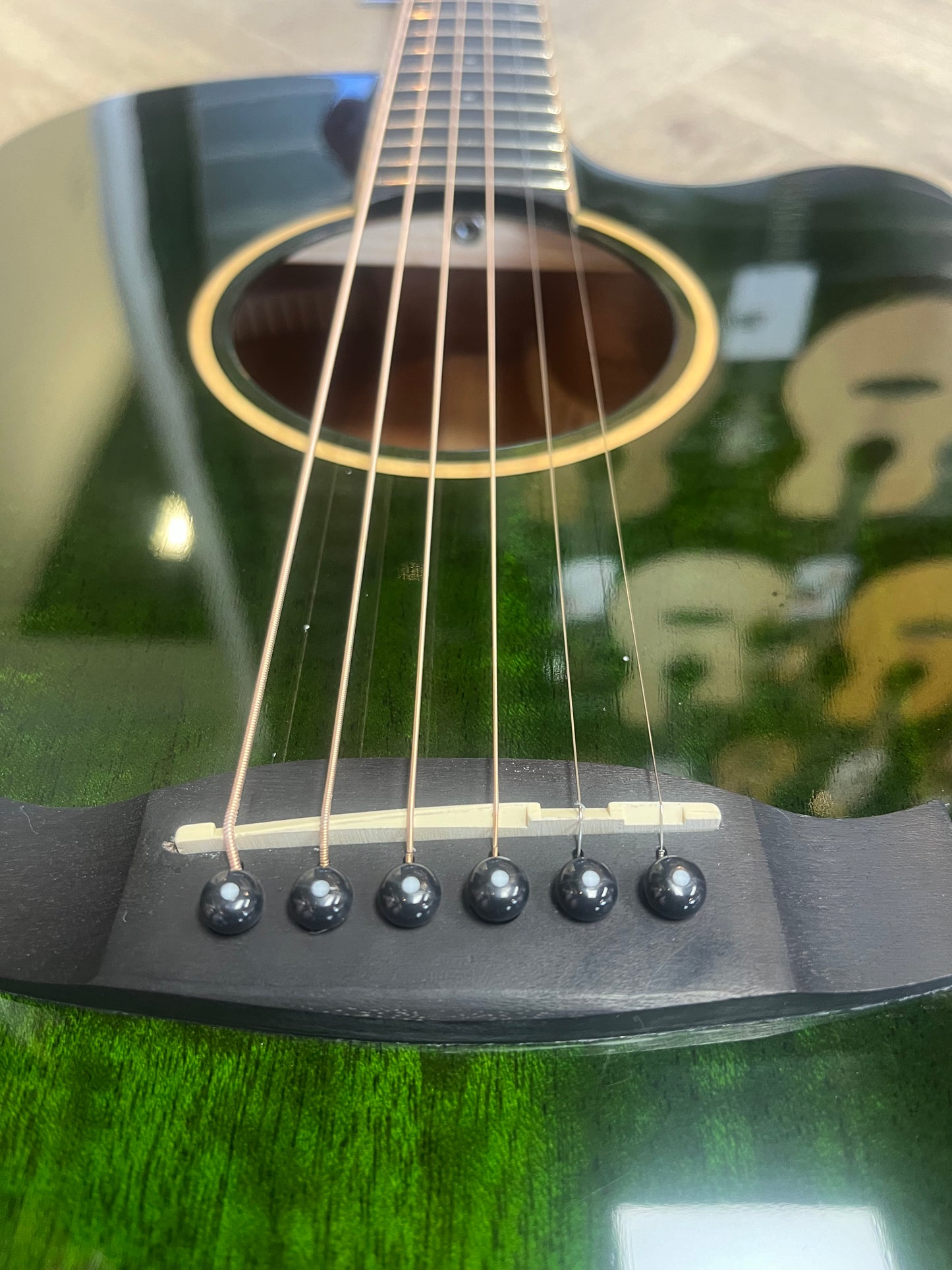 Winterleaf Series - Green Gloss - Electro Acoustic Guitar