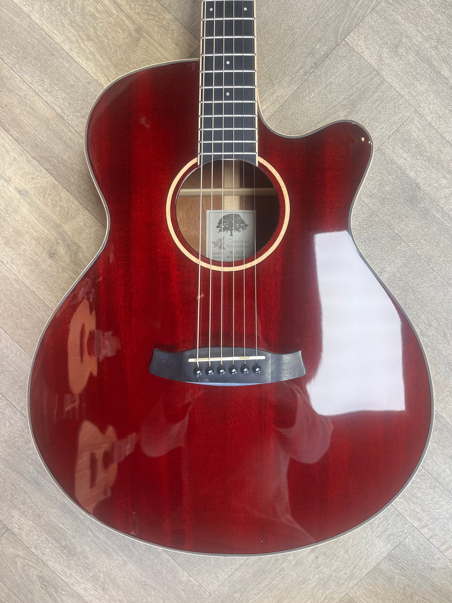 Winterleaf Series - Red Gloss - Electro Acoustic Guitar