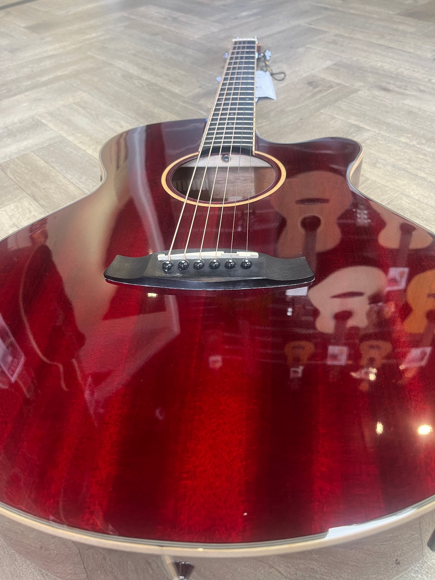 Winterleaf Series - Red Gloss - Electro Acoustic Guitar