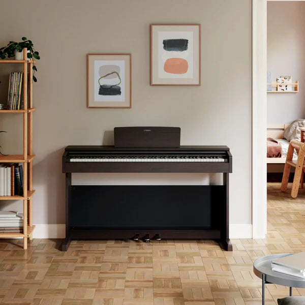 £70 cashback OFFER. Beautiful sounding, furniture style piano from Yamaha. Choose from 3 colour options to match any room