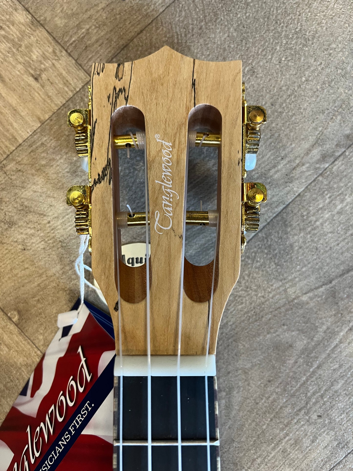 Concert Ukulele - Cedar top, Spalt Maple B&S