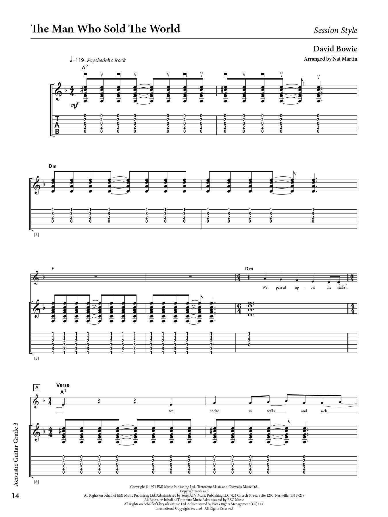 Acoustic Guitar - Grade 3 Syllabus Book - Rockschool