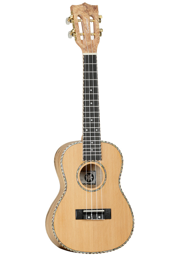 Concert Ukulele - Cedar top, Spalt Maple B&S